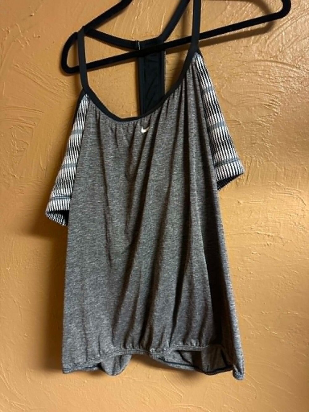 Nike Women Dri Fit Racerback Tank Top 3 XL Built In Bra Athletic #187